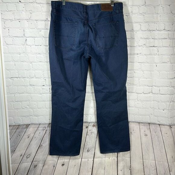 Polo Ralph Lauren Navy Blue Pants Khaki Chino size 36x30 100% Cotton - Picture 8 of 12